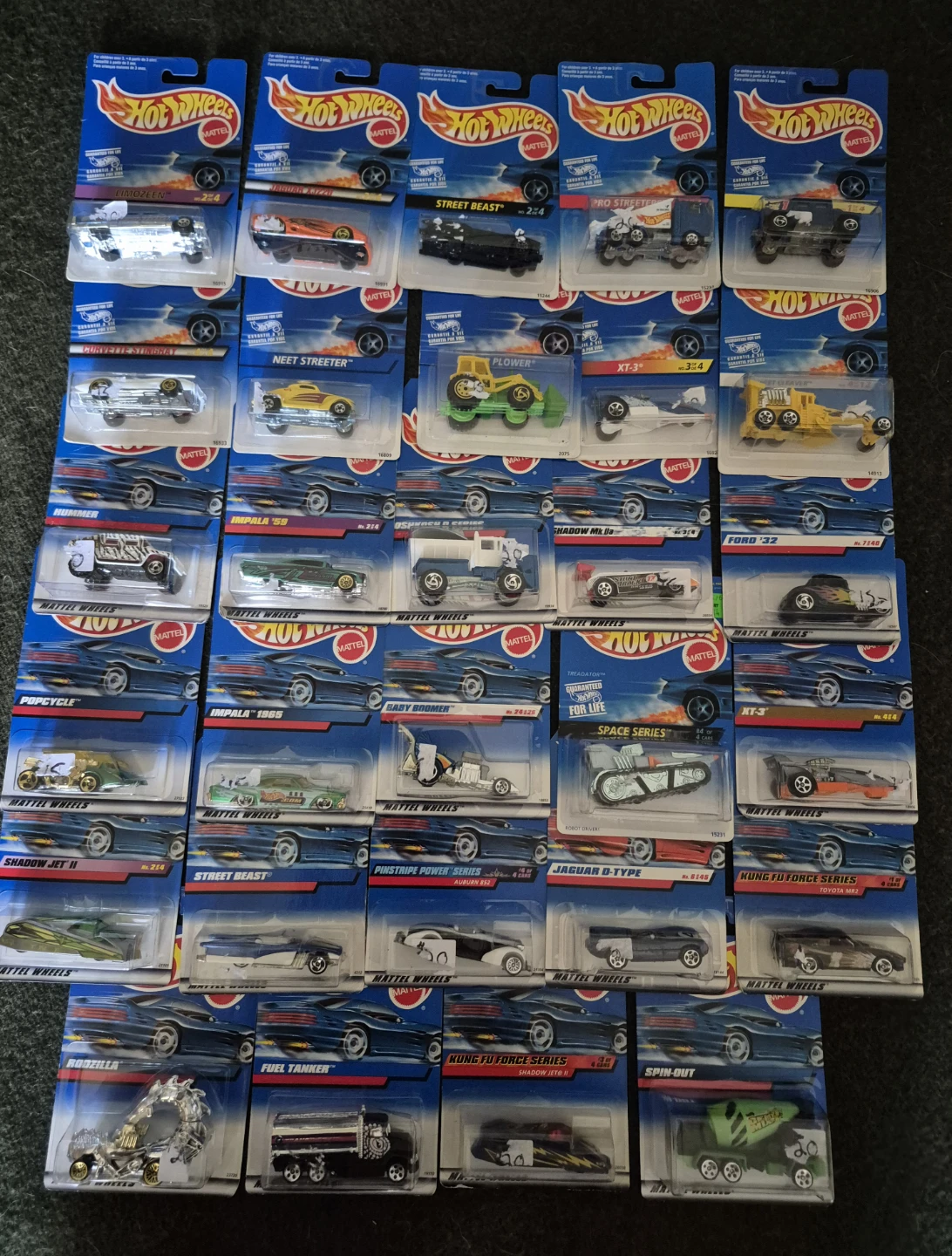Collection of Vintage Hot Wheels Die-Cast Cars