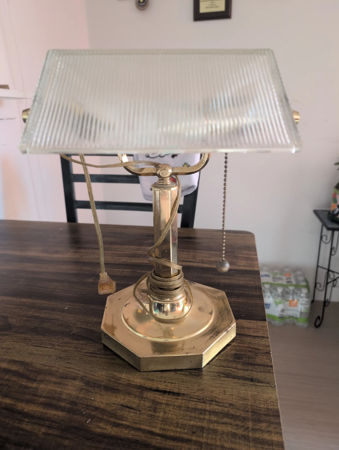 Vintage Brass Desk Lamp - photo 2