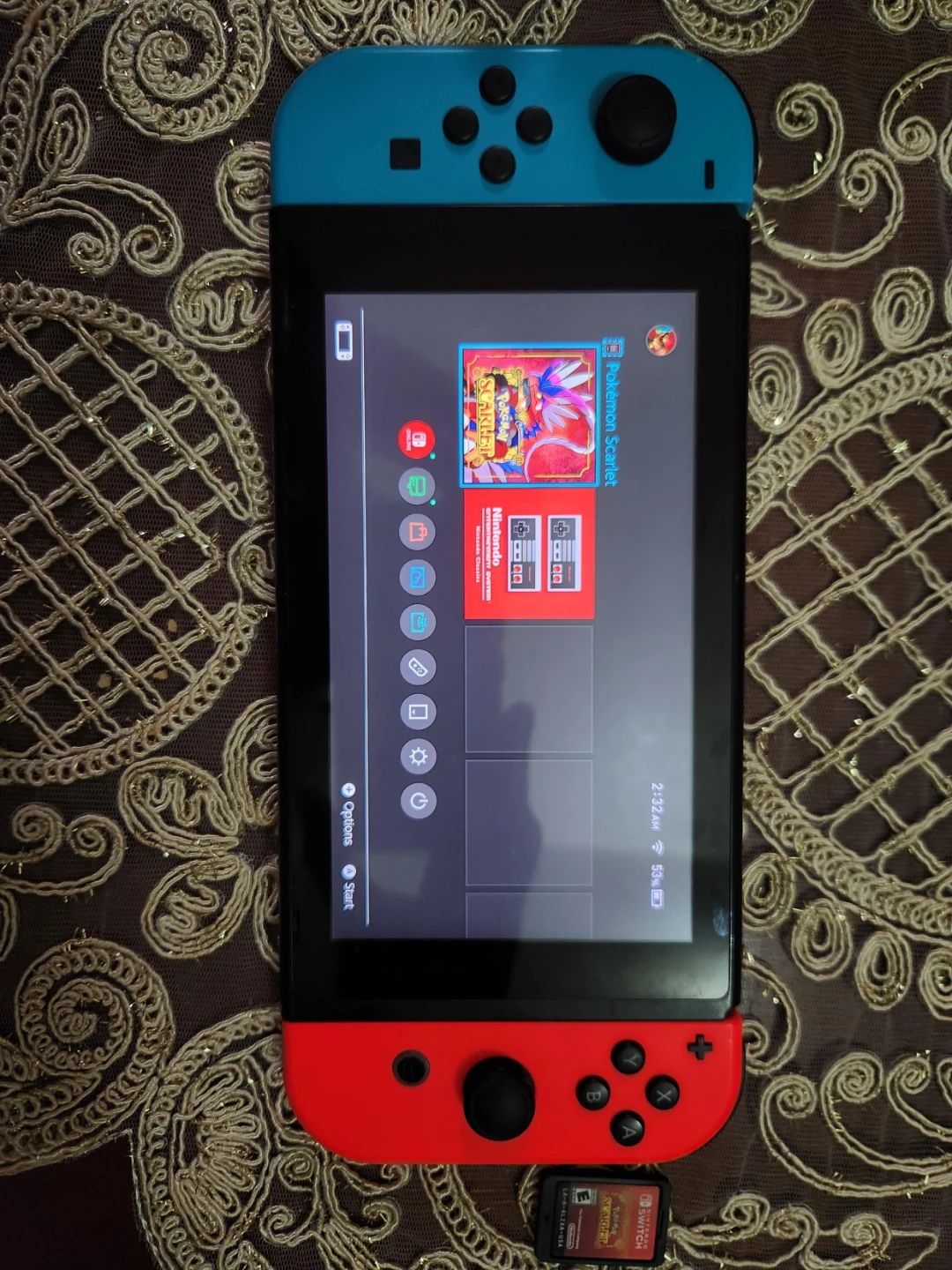 Nintendo Switch Console with Pokemon Scarlet Game