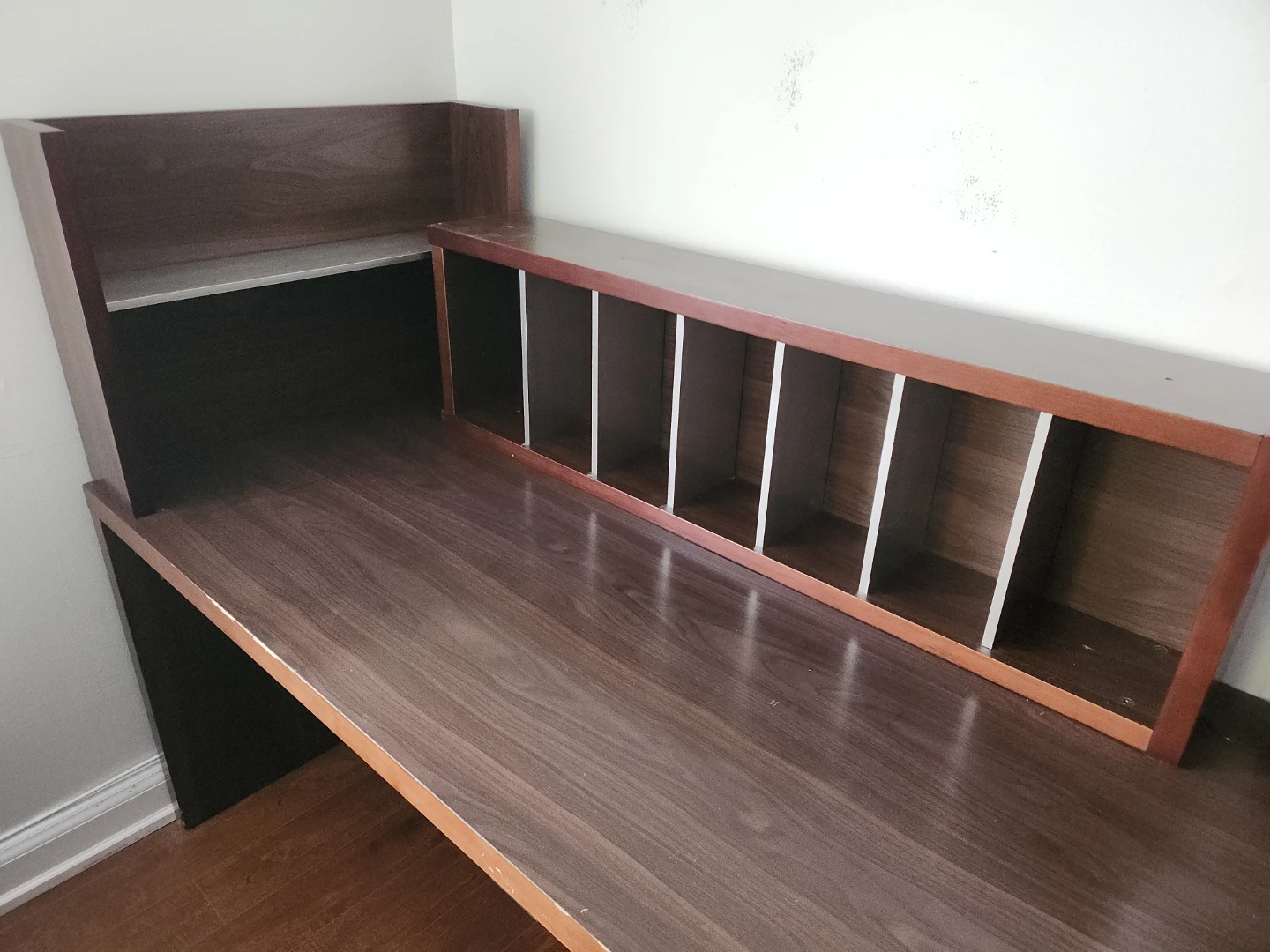 Desk with Built-in Shelves & File Organizer - photo 5