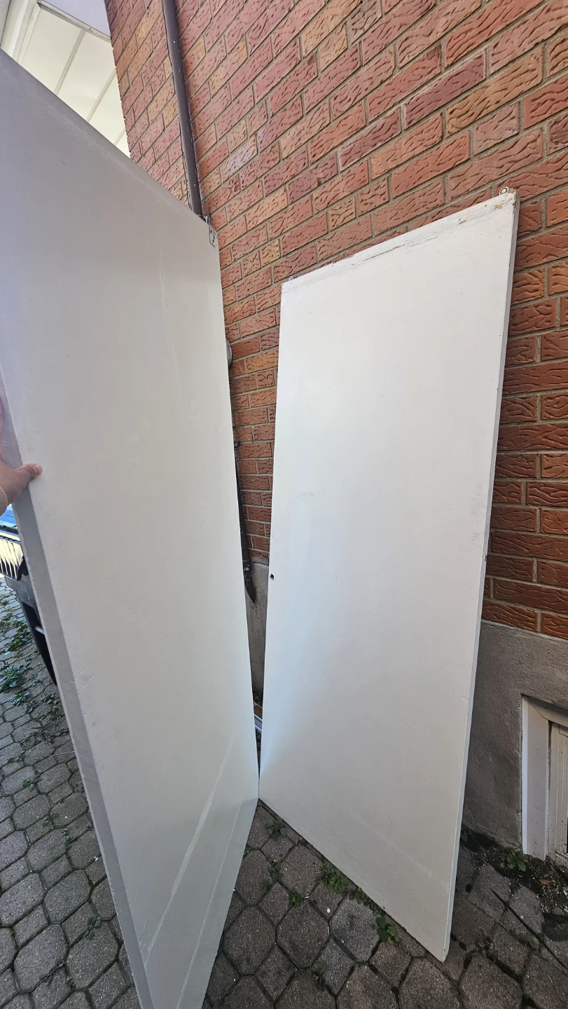 White Wooden Closet Sliding Doors - photo 2