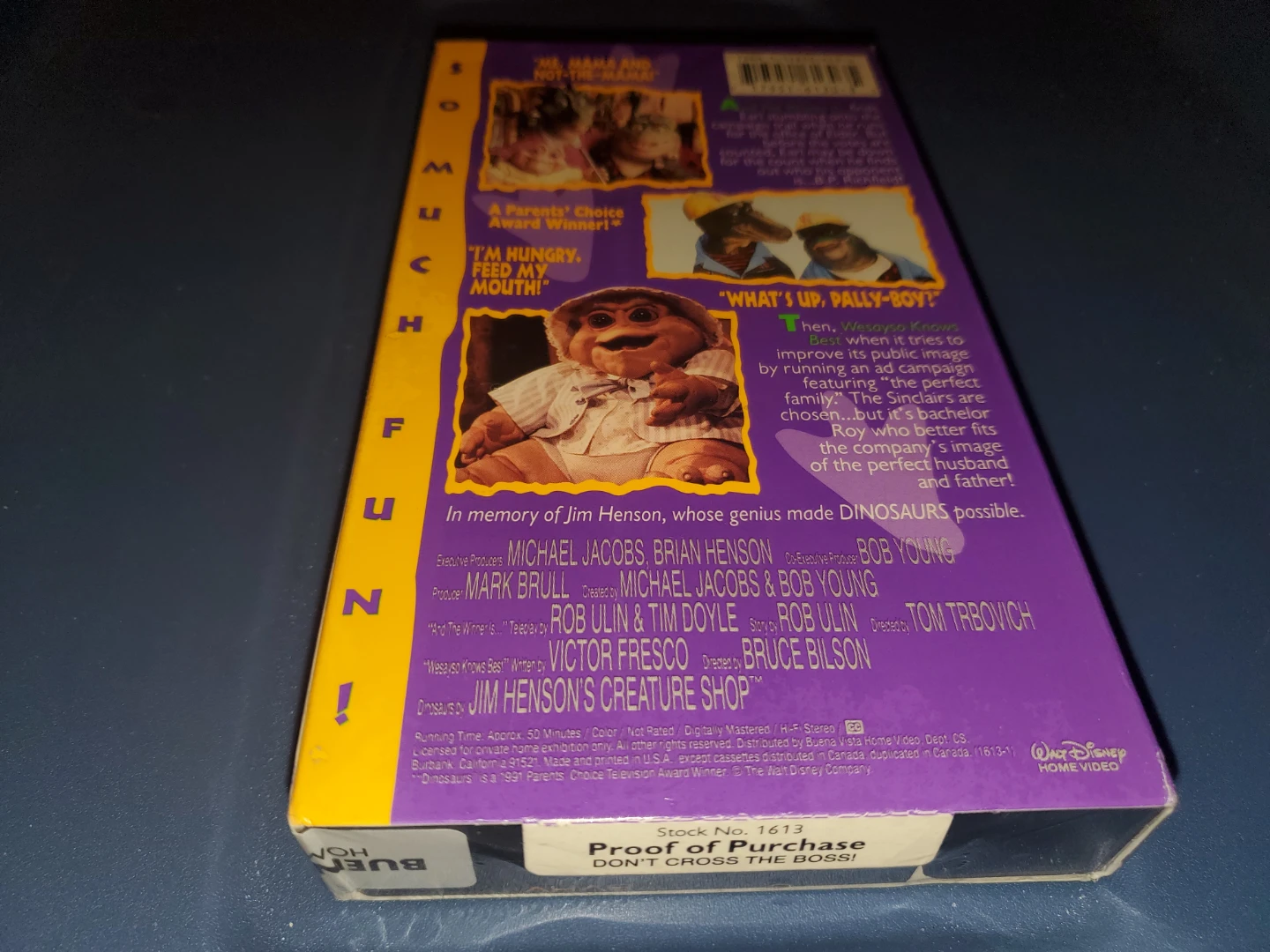 Sealed - VHS Dinosaurs - Walt Disney Home Video Tape - photo 3