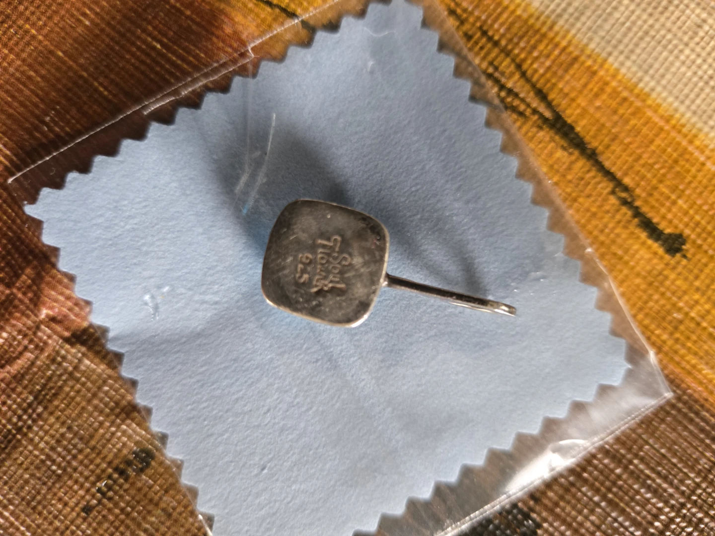 Soul Flower 925 Sterling Silver Blue Pendant - photo 2
