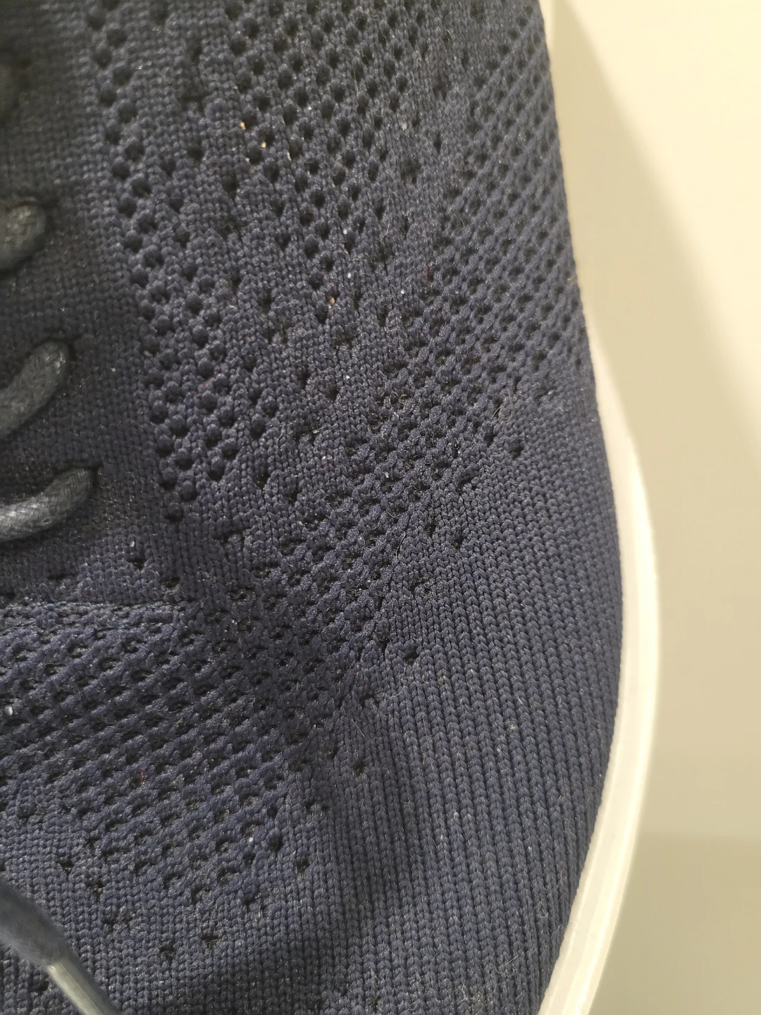 206 Collective Navy Knit Lace-Up Shoes - photo 4