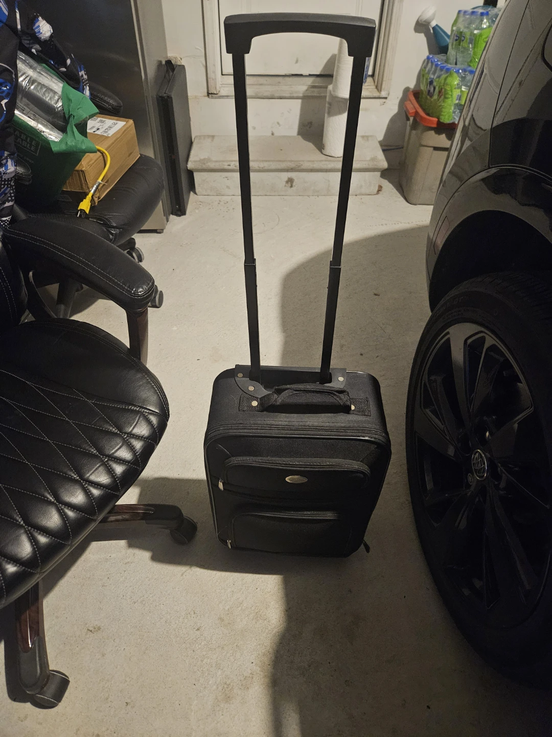 Black Rolling Carry-On Luggage - photo 2