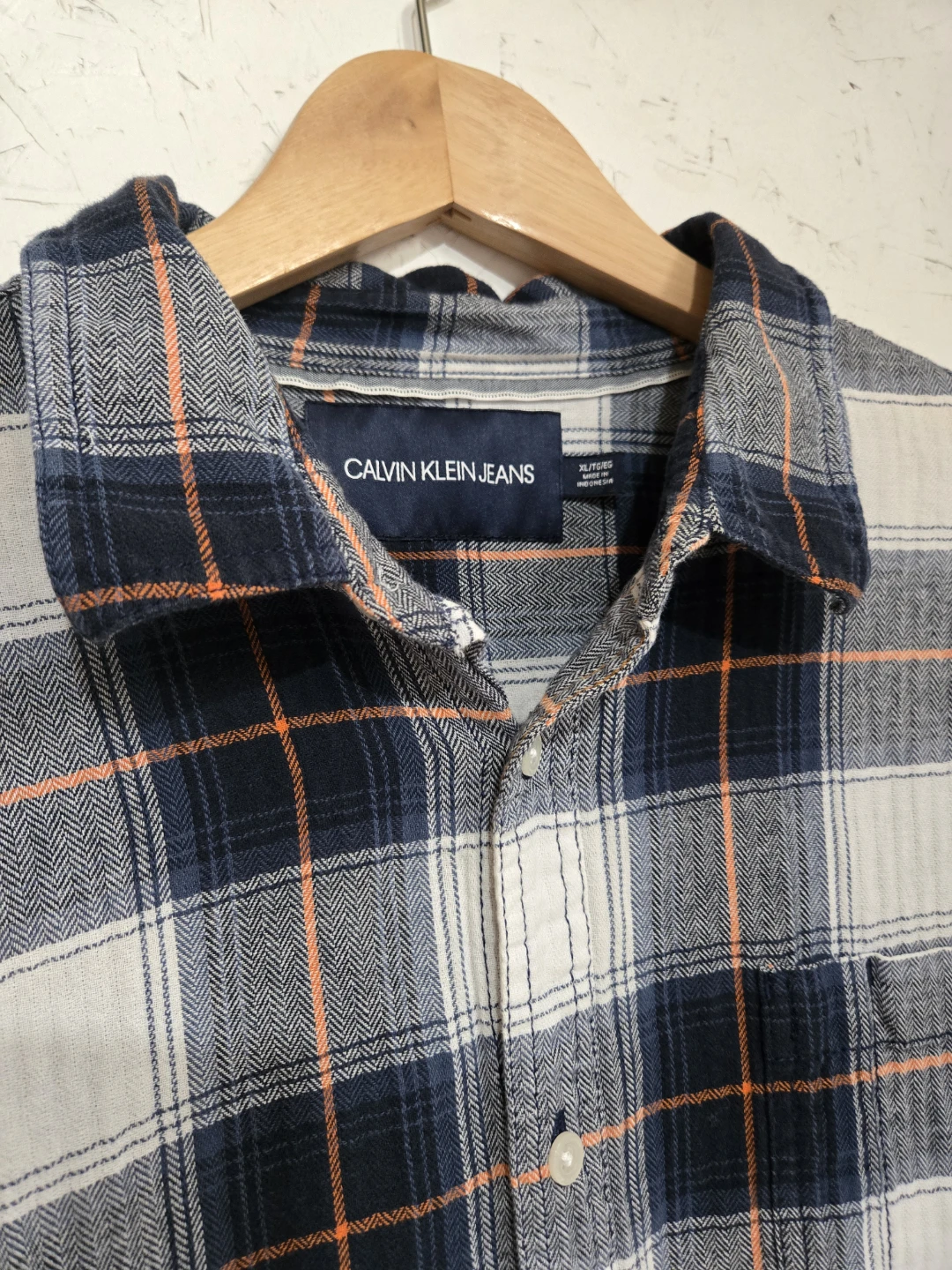 Calvin Klein Jeans Plaid Long Sleeve Shirt XL - photo 3