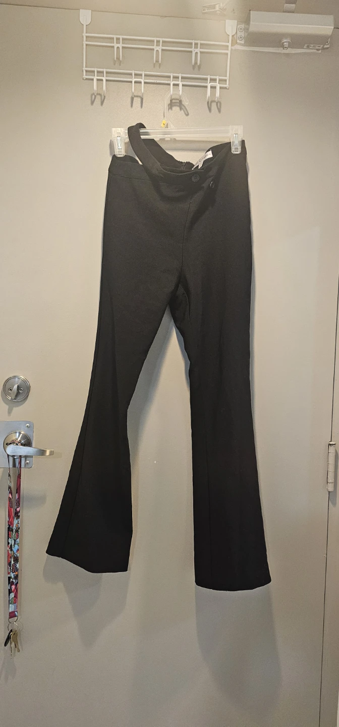 Rare London black cut-out trousers - US size 2 - photo 3