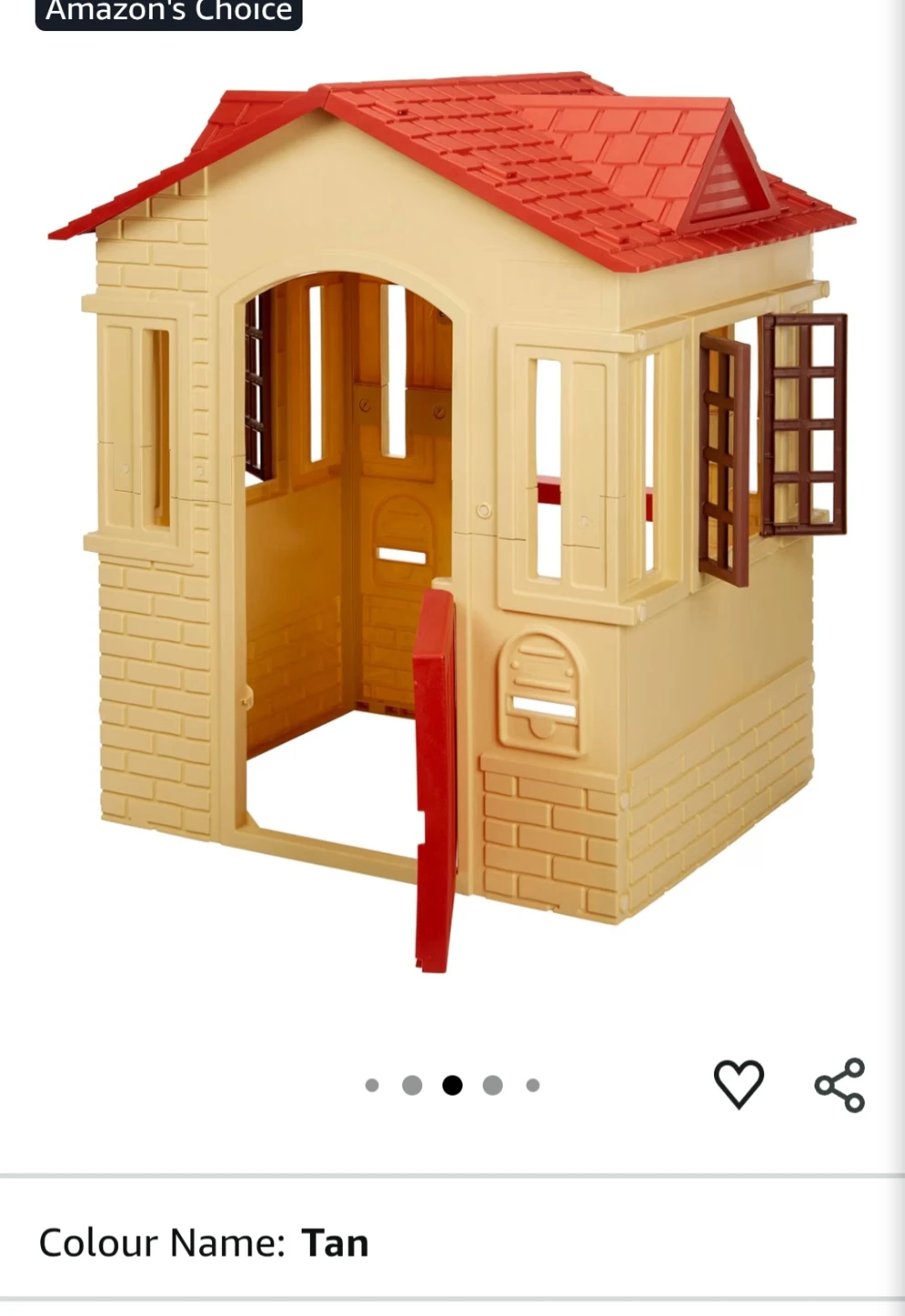 Little tikes Cape Cottage Playhouse with Working Doors - photo 5