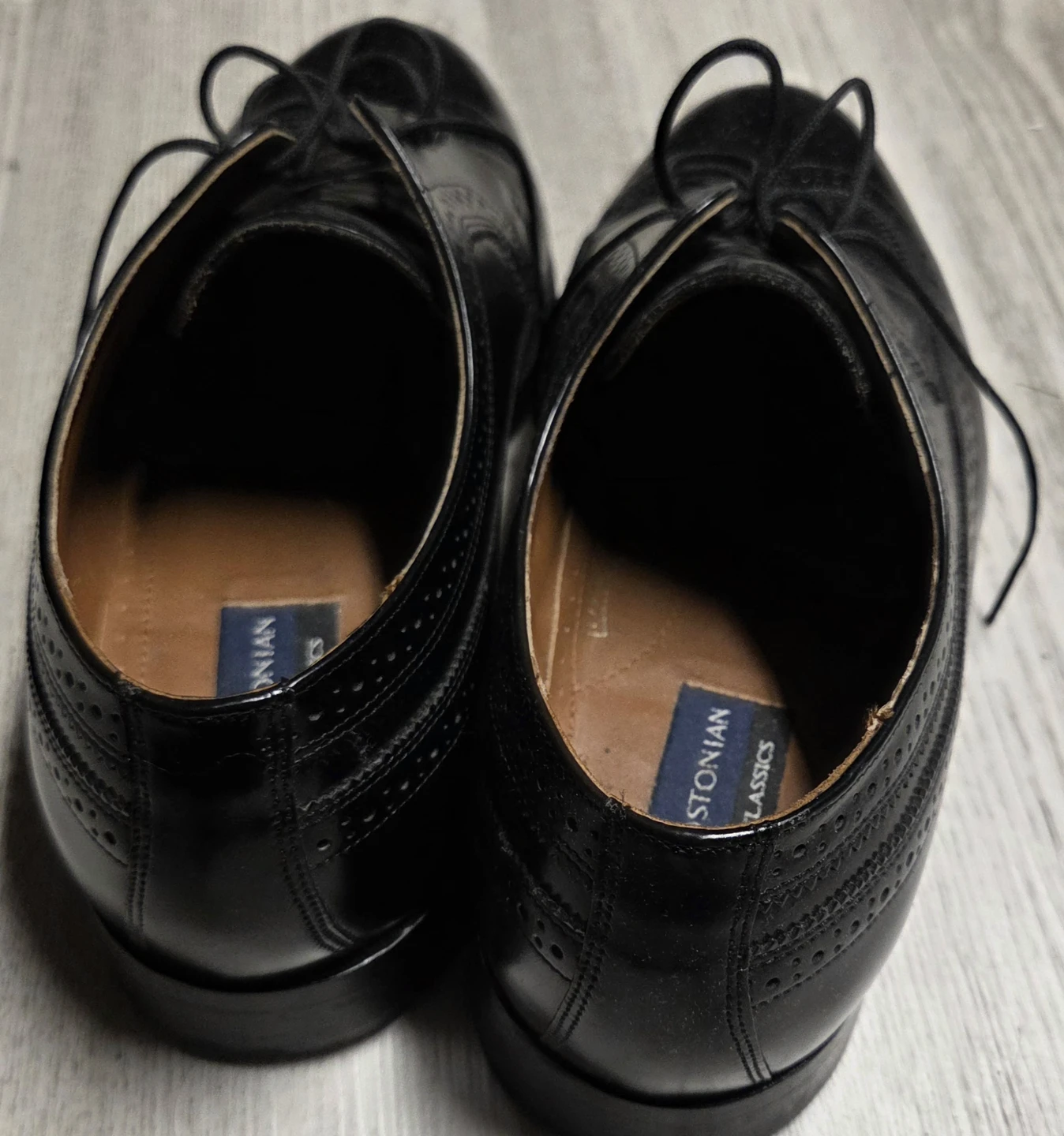 Bostonian Classics Black Wingtip Oxfords - photo 3