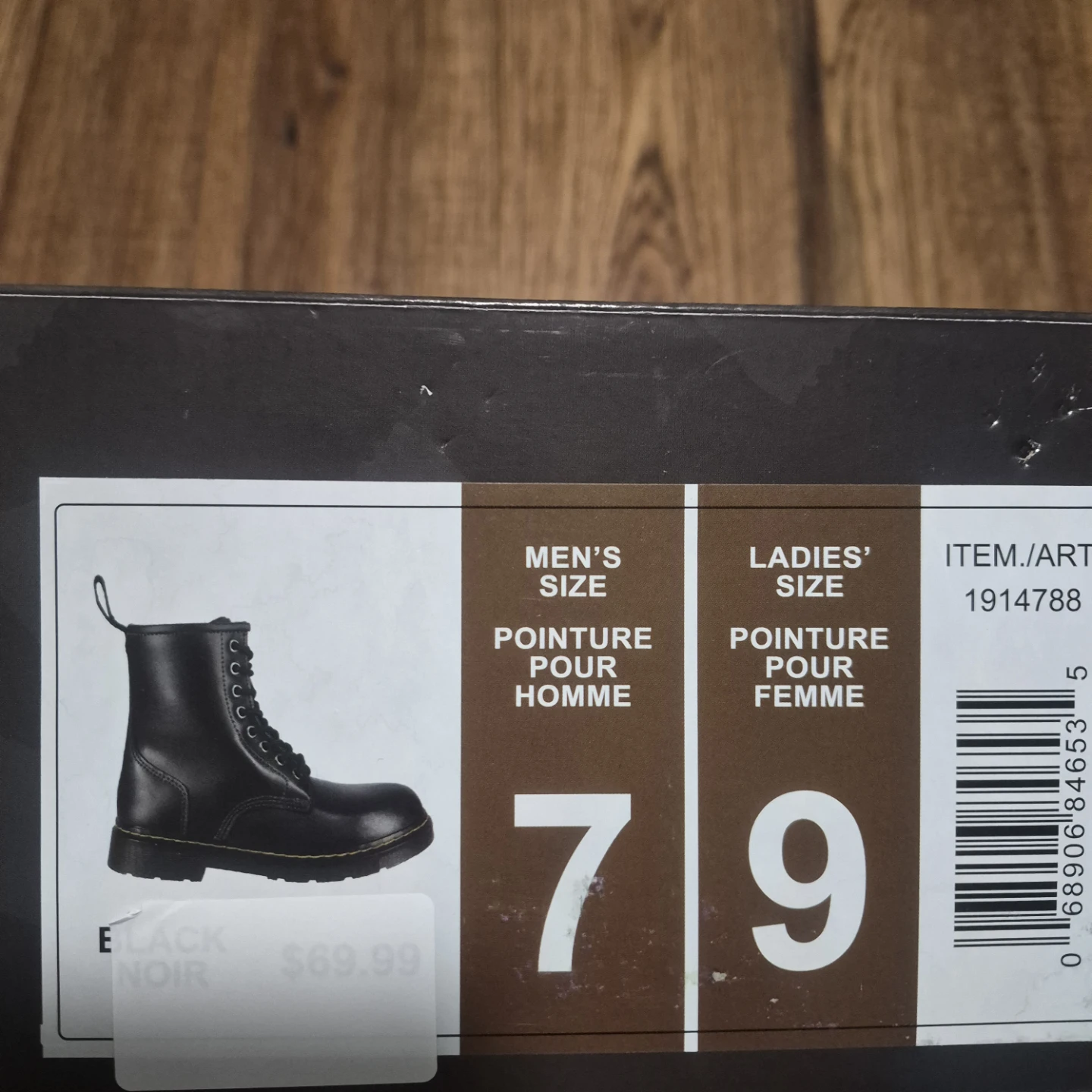 Prospector Black Boots - Men's 7 / Ladies' 9 - photo 5