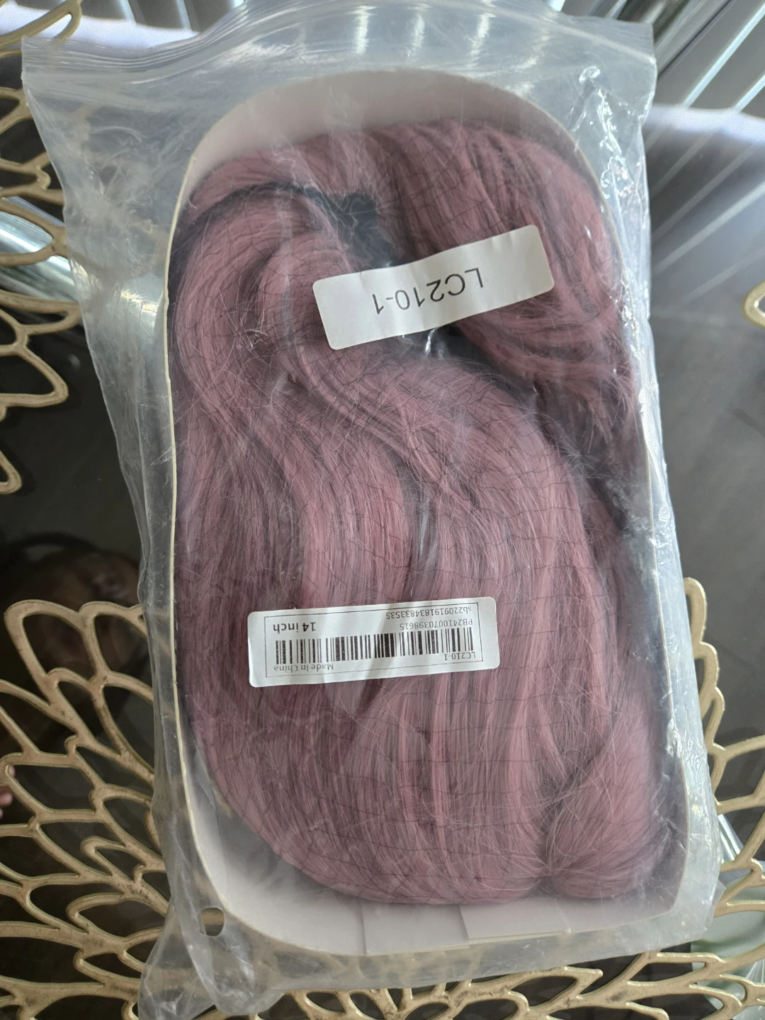 Pink Wavy Synthetic Wig - photo 4