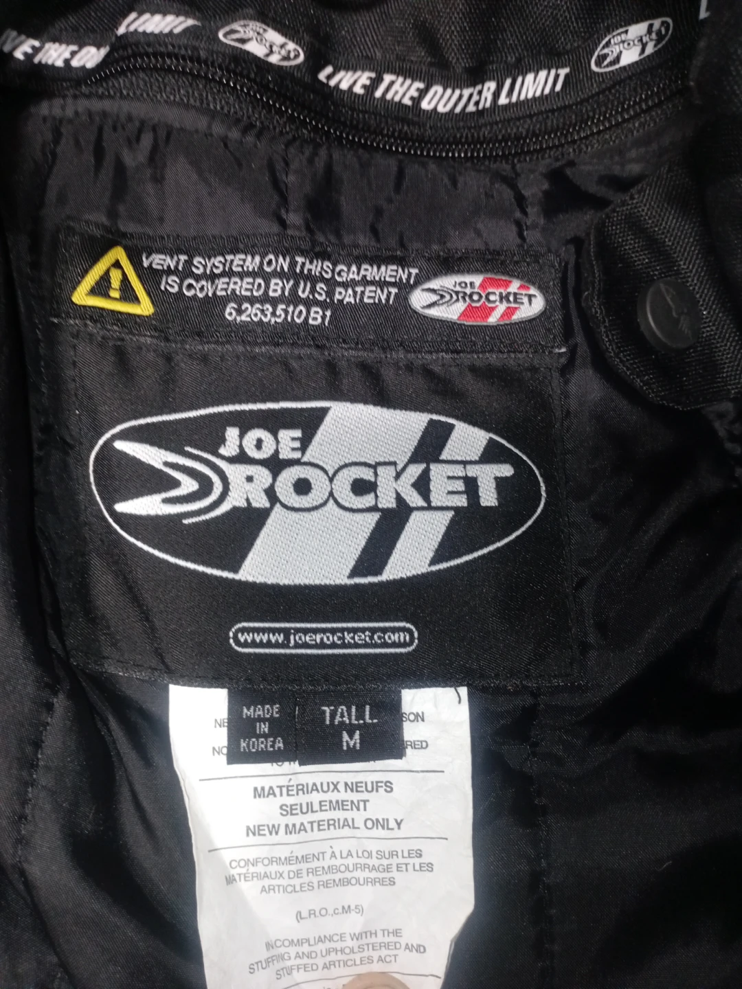 Joe Rocket Motorcycle Jacket Tall Medium - photo 2