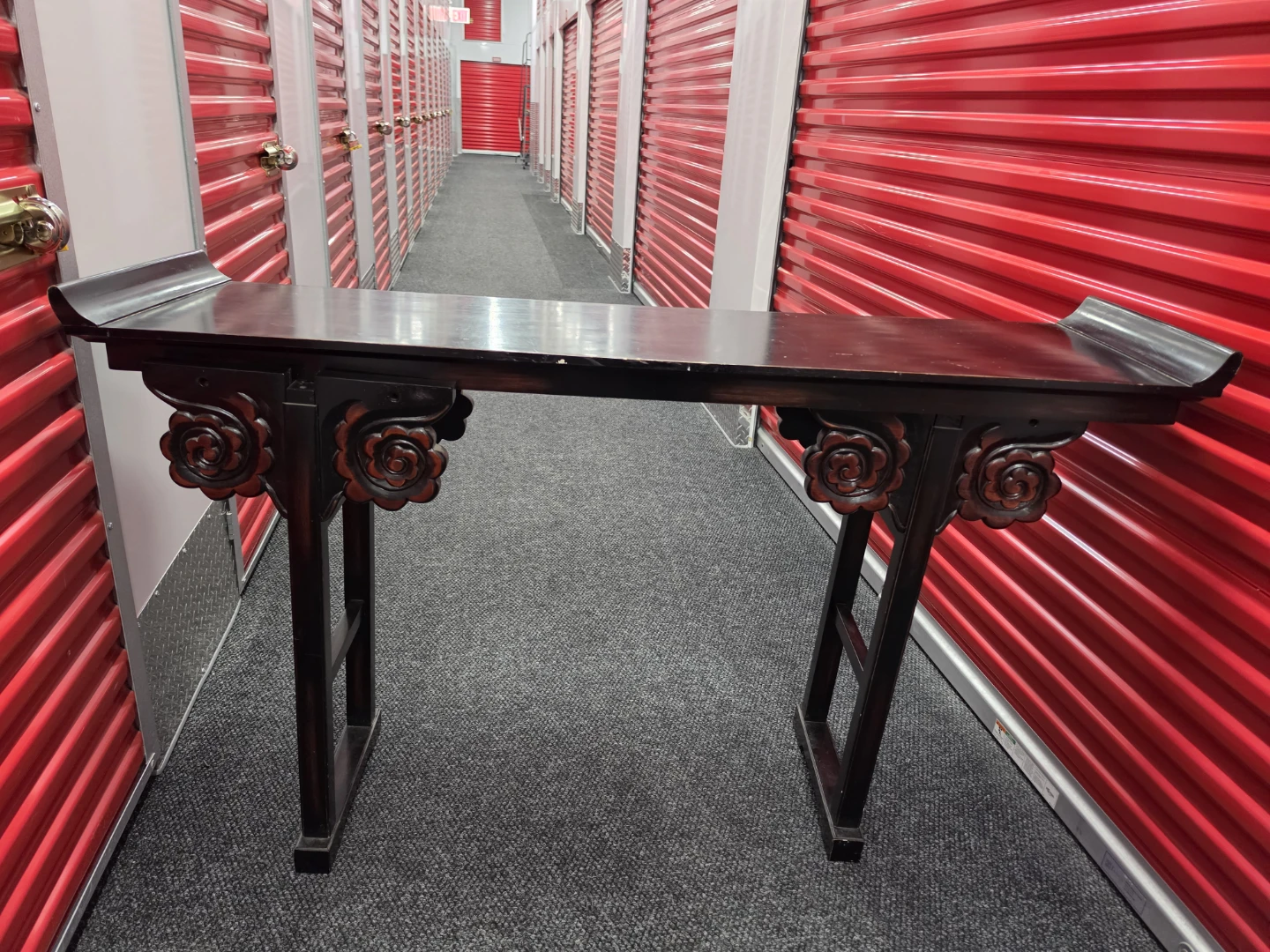 Traditional Chinese Style Wood Console Table - photo 4