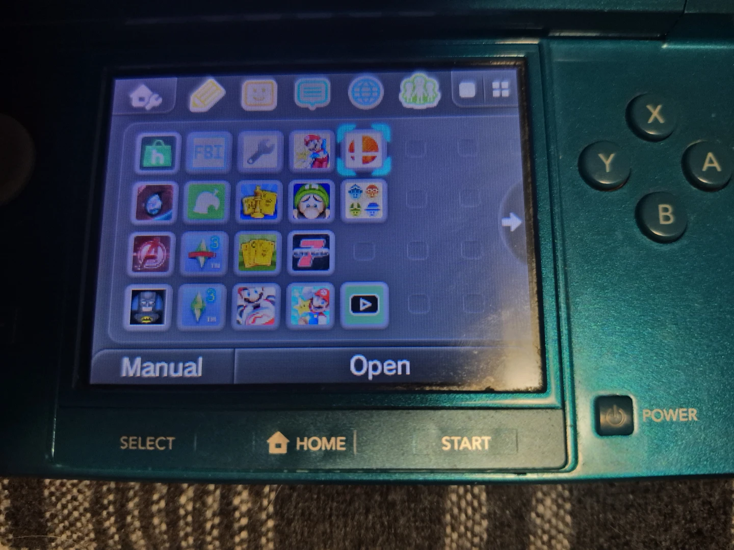 Nintendo 3DS Aqua Blue Bundle - photo 4
