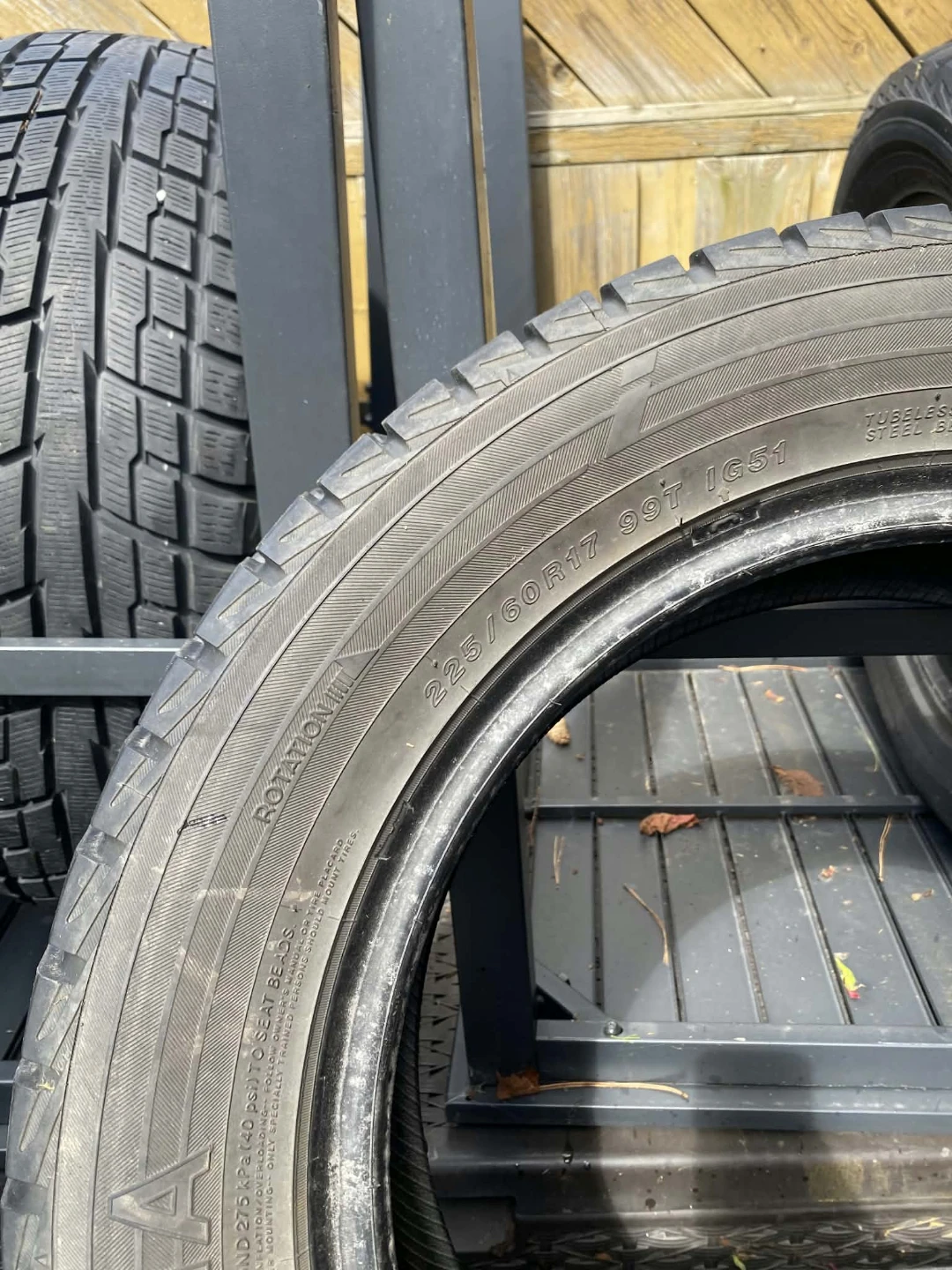 4 Yokohama IceGUARD iG51v Tires 225/60R17 - photo 2