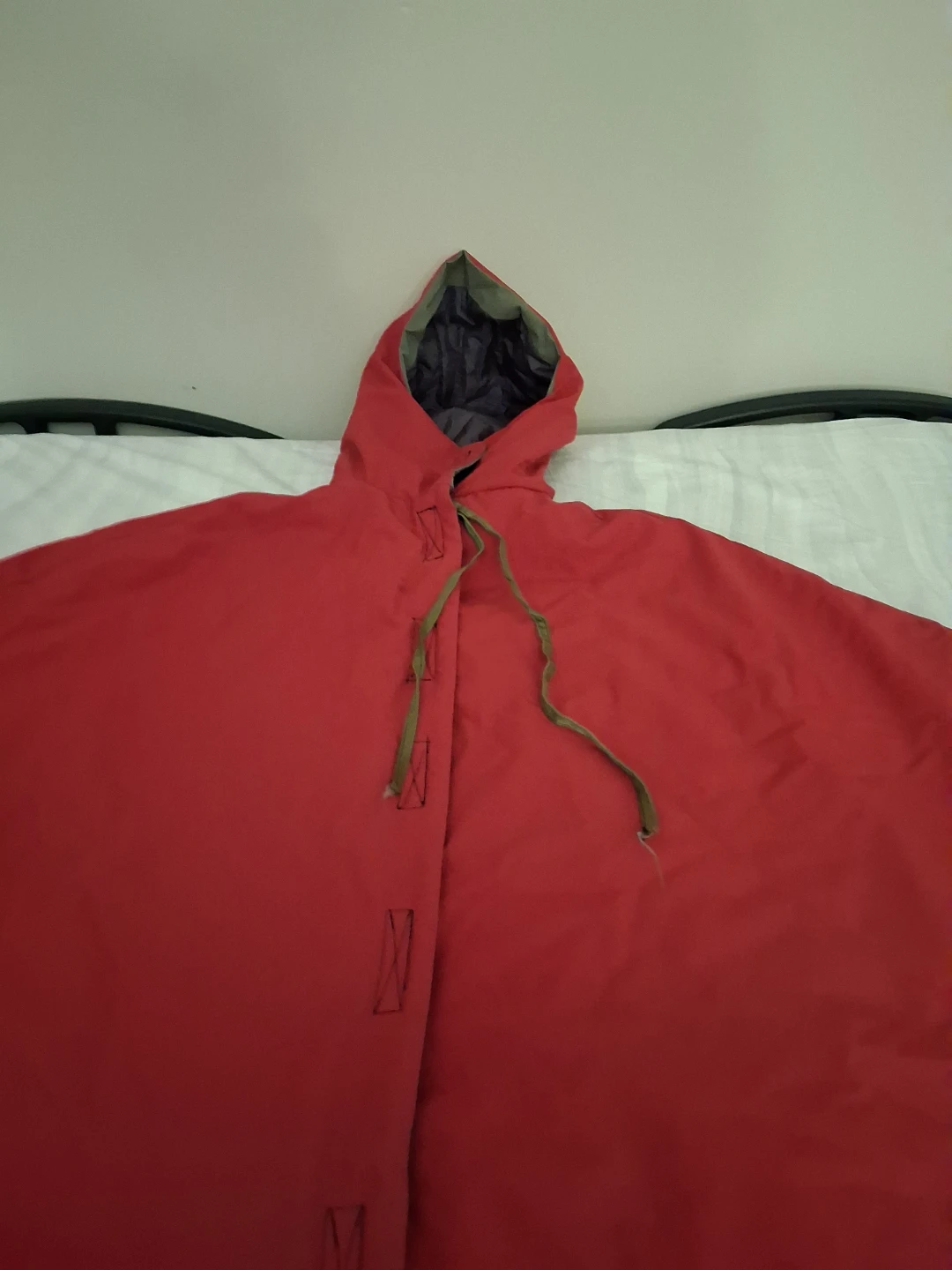 Red hooded cloak