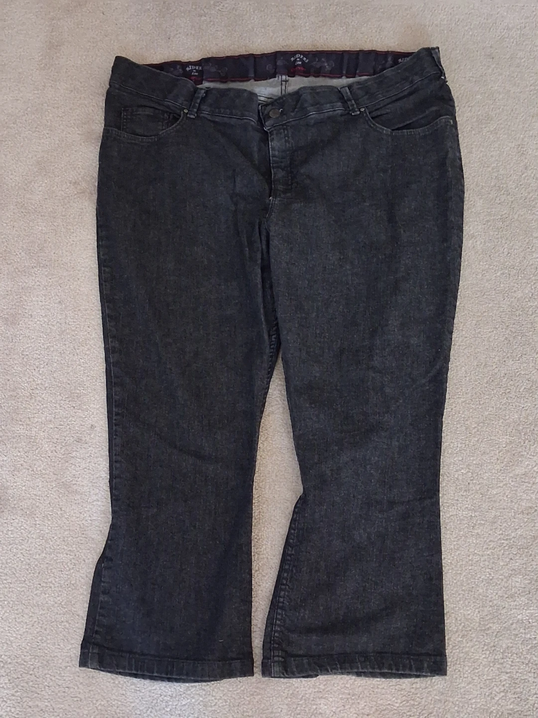 Riders by Lee Curvy Black Jeans