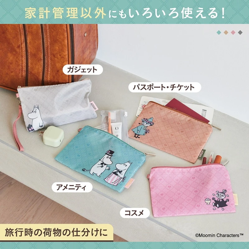 Set of 4 Moomin Zippered Pouches - photo 2