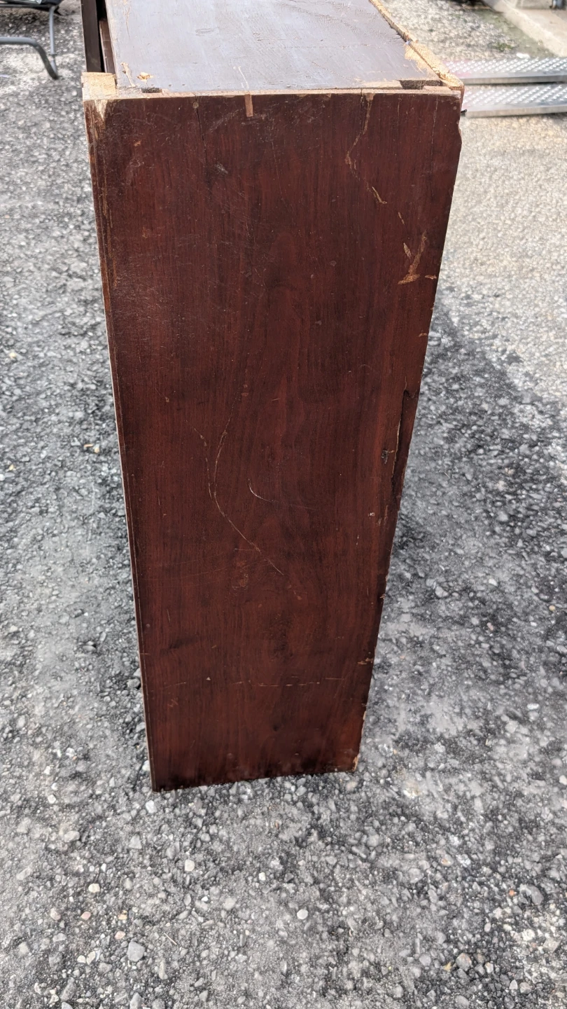 Vintage Wooden Open Bookshelf - photo 3