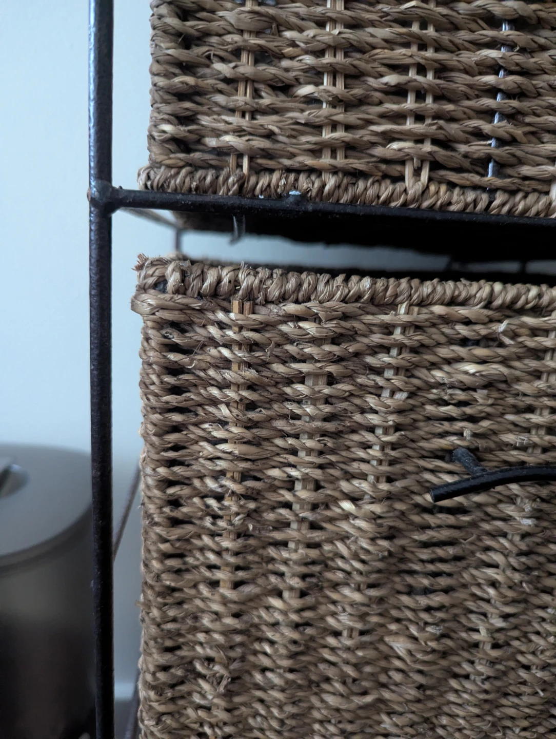 Three-Drawer Woven Storage Unit - photo 2