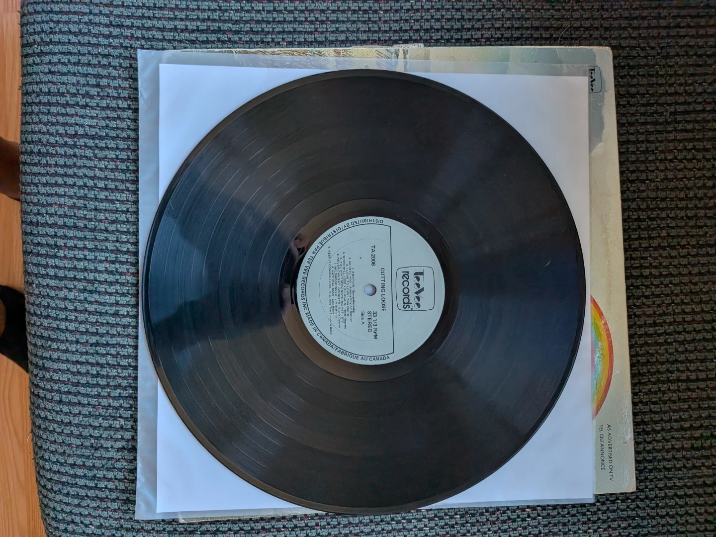 Cutting Loose 1978 Vinyl LP – Tee Vee Records - photo 4