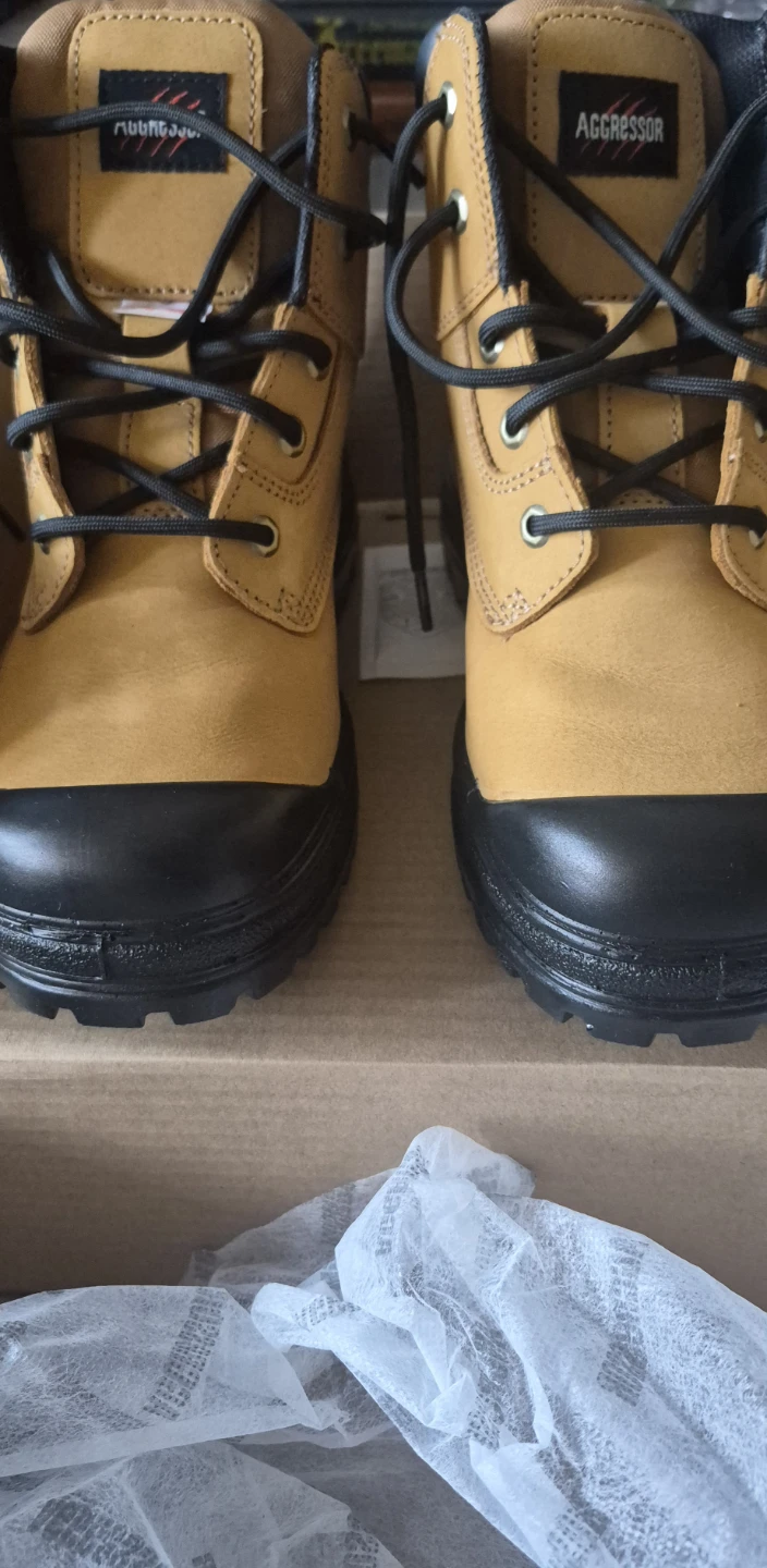 Aggressor Men's Work Boots - Tan Size 7.5 - photo 2