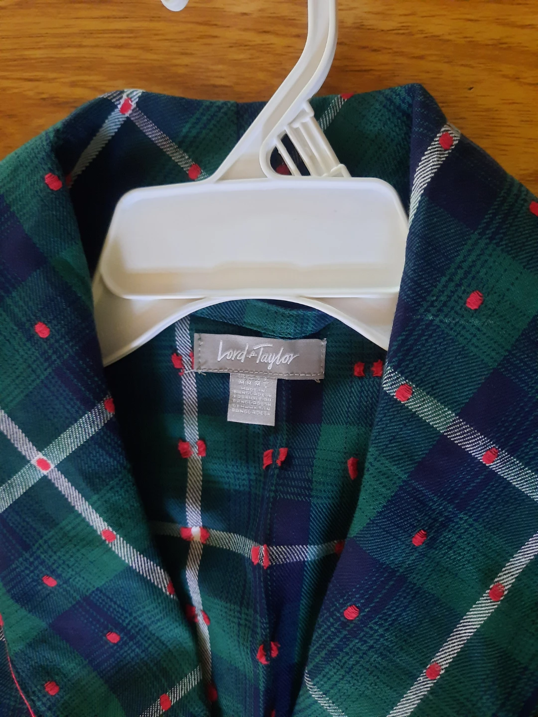 New Lord + Taylor Plaid Robe - photo 4