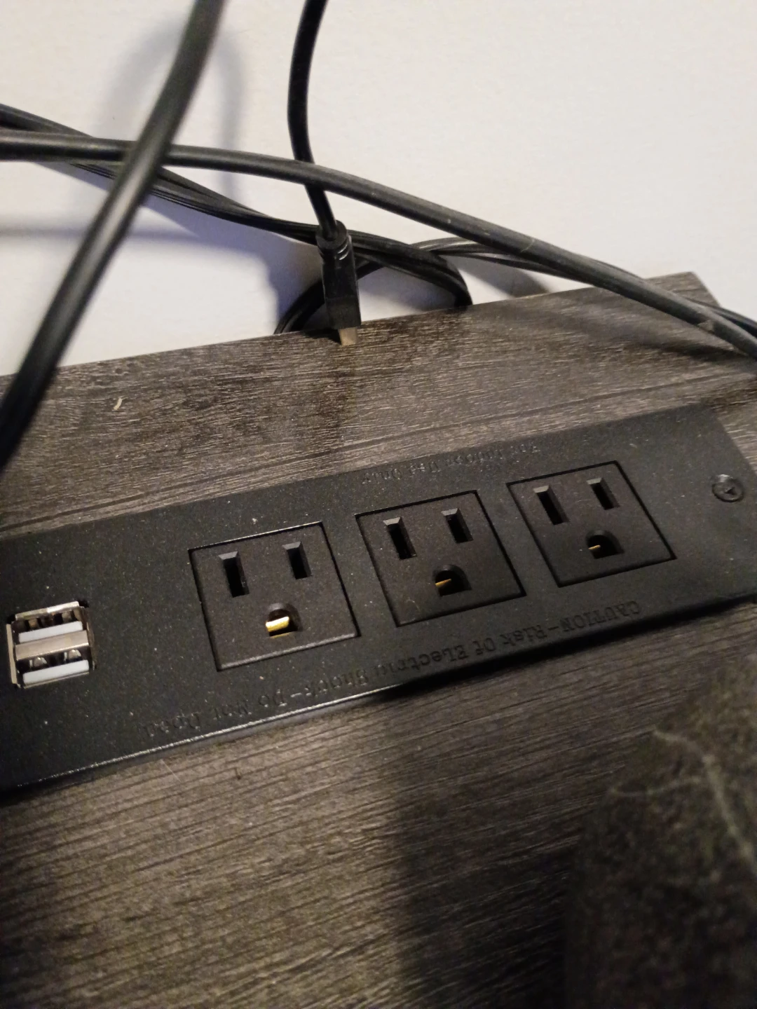 L desk with led light,plugs and usb - photo 3