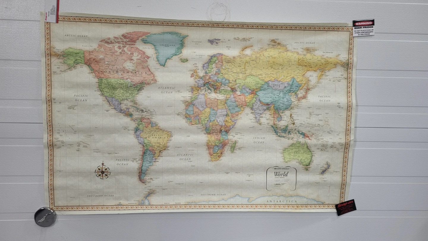Vintage School Pull-Down Wall Maps - photo 2