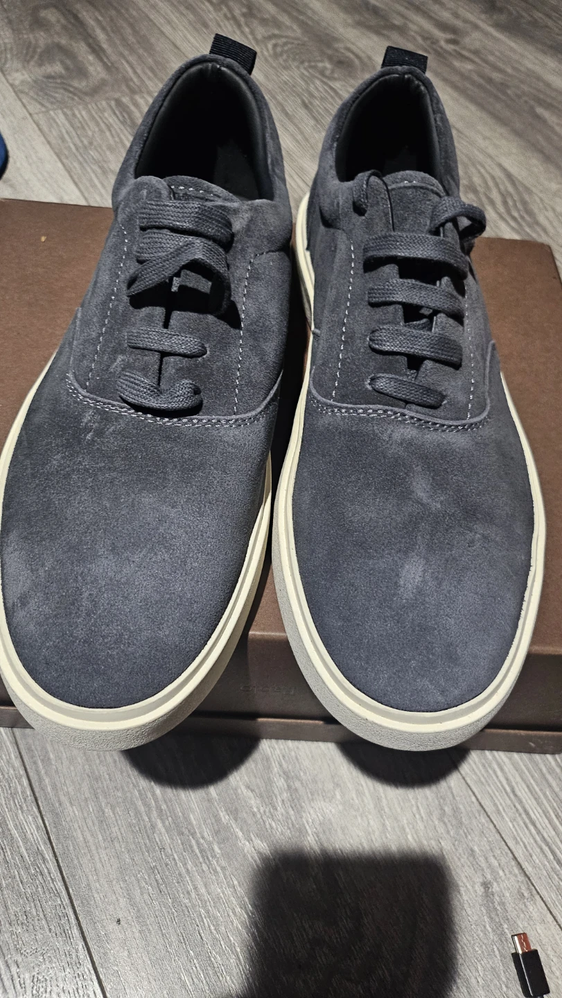 Gray Suede Sneakers