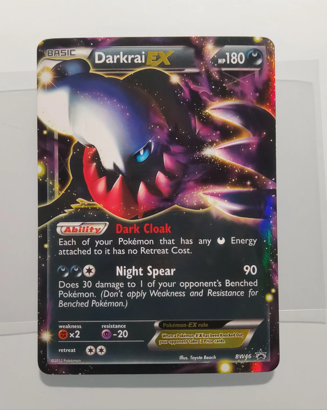 (offers) 2012 Darkrai EX BW46 Black & White Black Promo