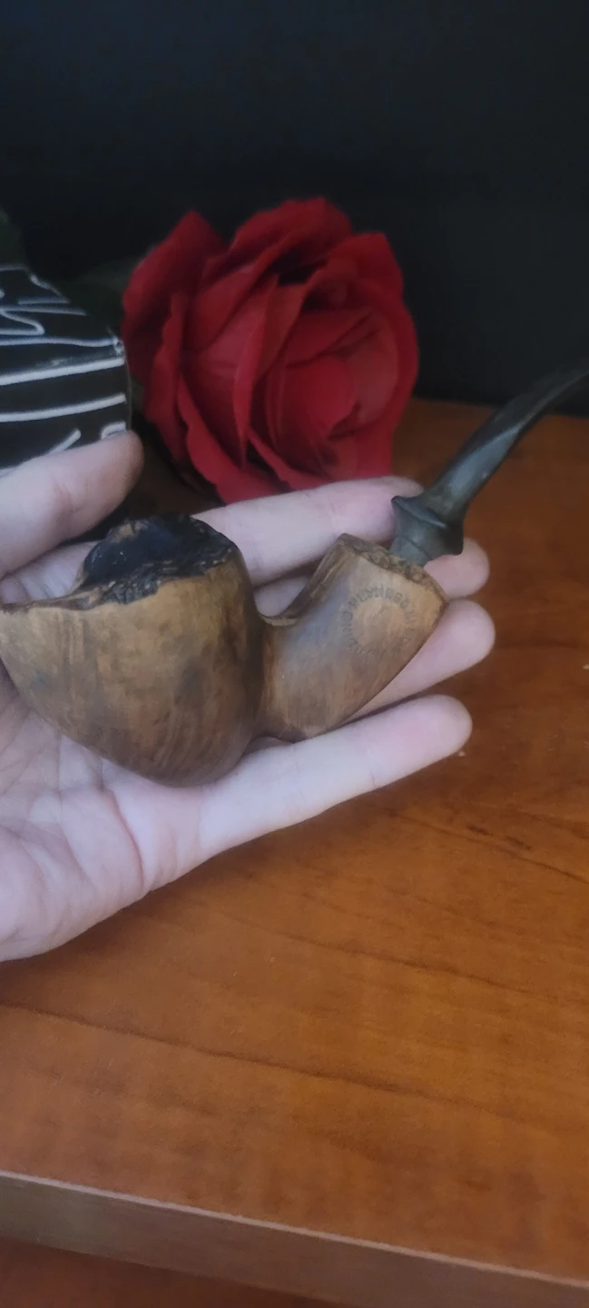 VERY OLD DENMARK HAND CARVED PIPE - photo 4