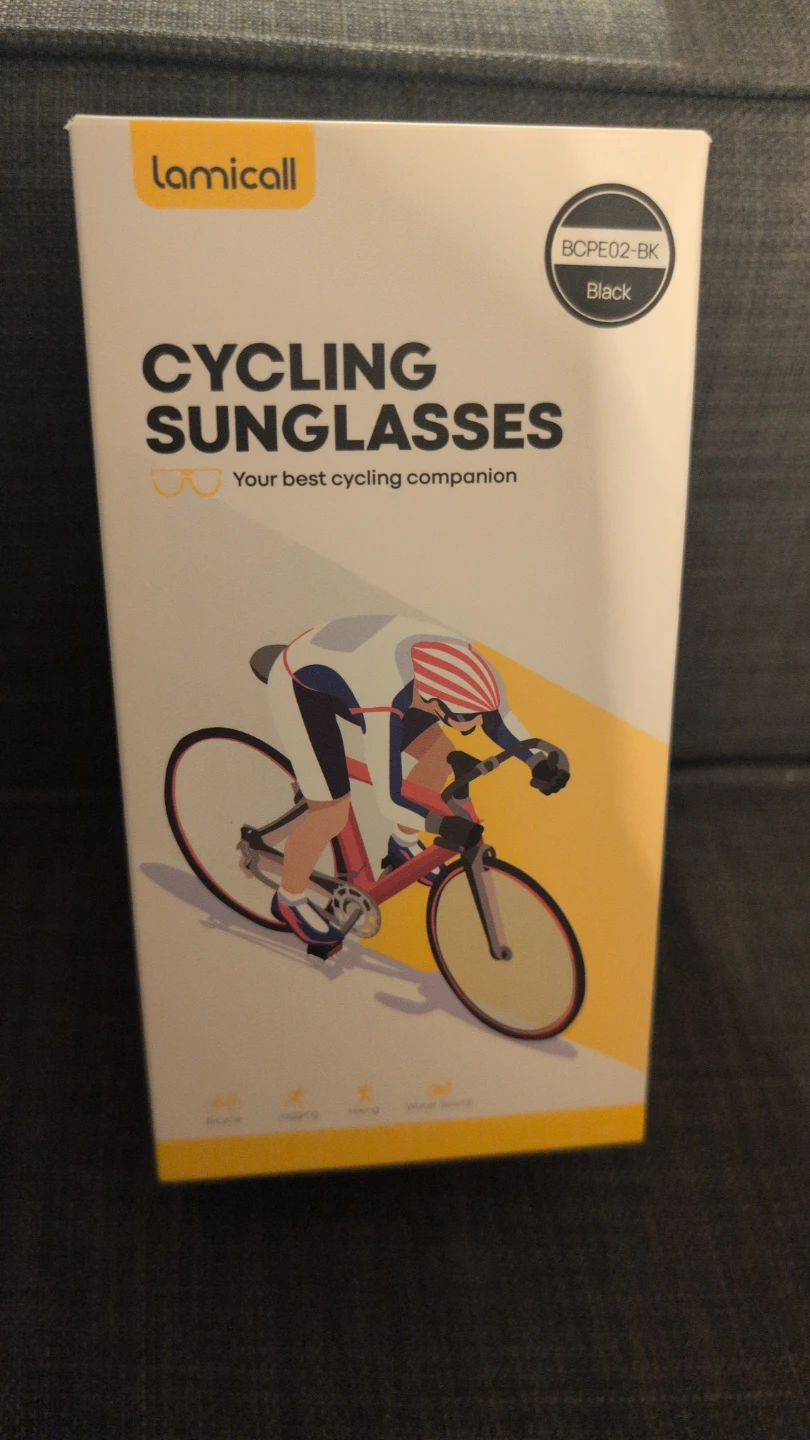 Lamicall Cycling Sunglasses Black - photo 2