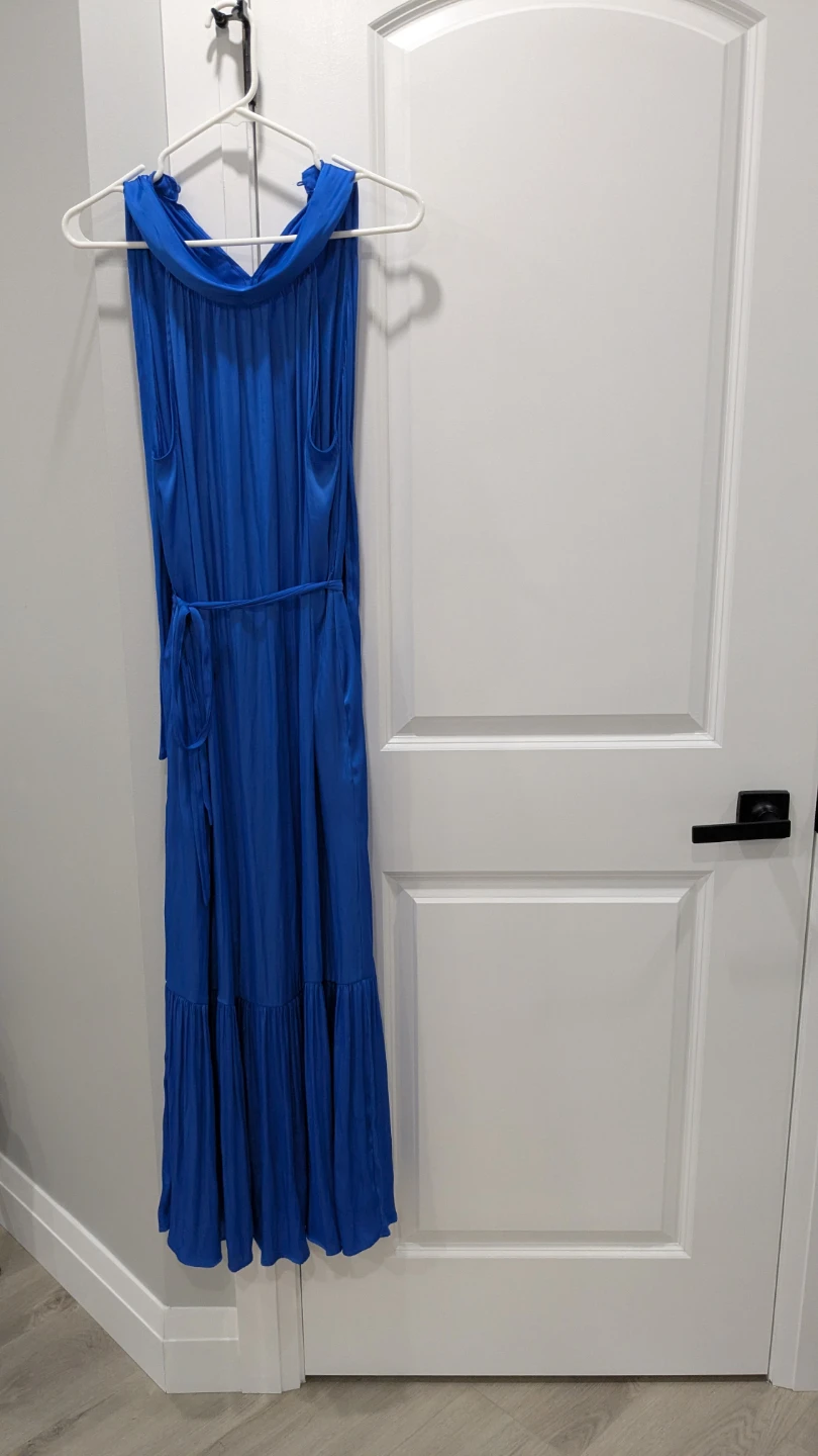Royal Blue Sleeveless Maxi Dress - photo 2