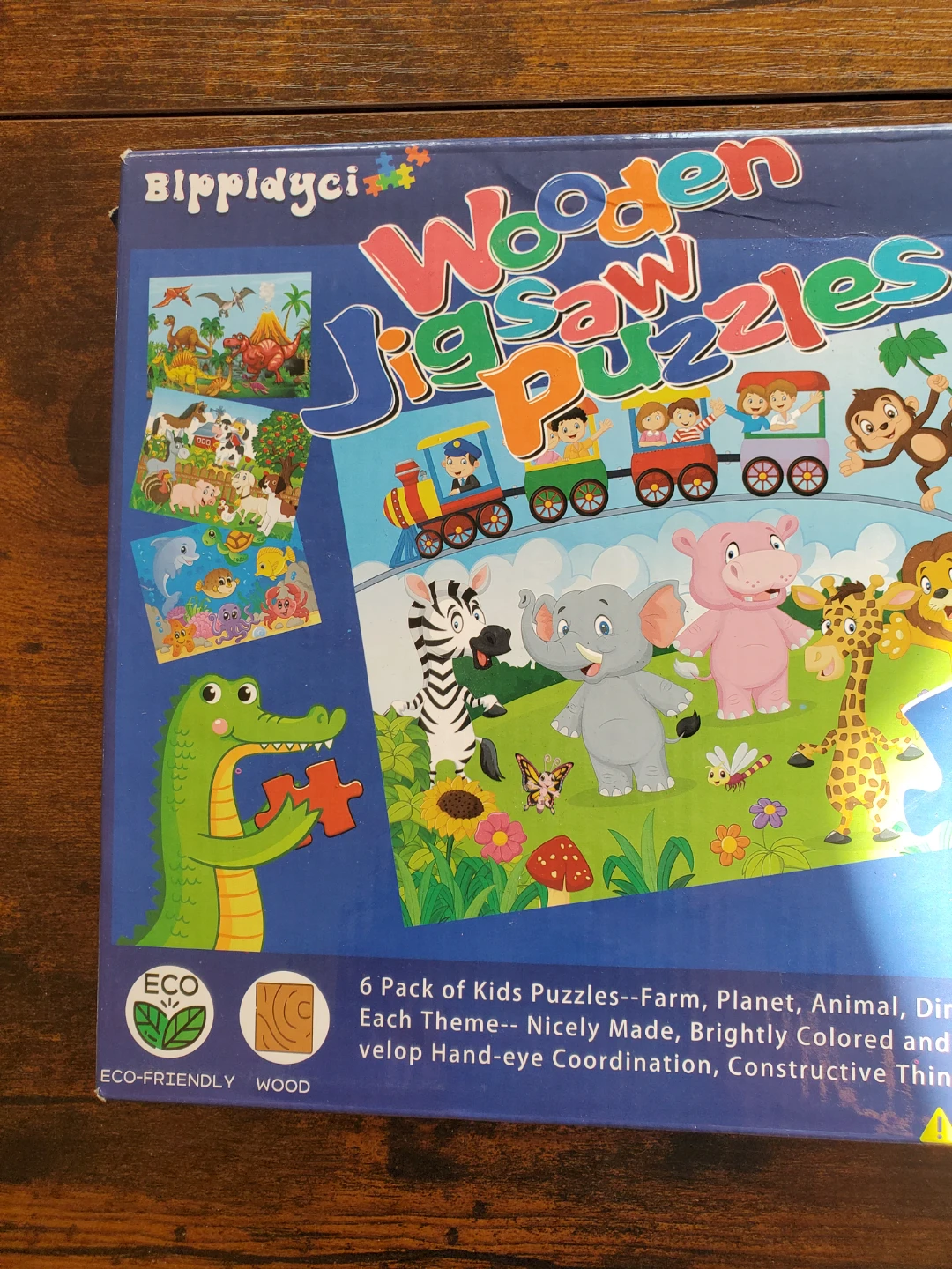 Bippidyci Wooden Jigsaw Puzzles...Like new...Set of 6 - photo 2