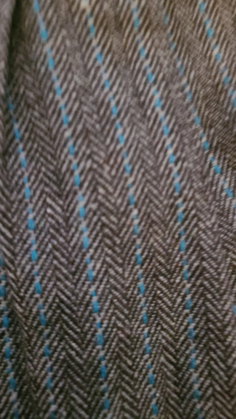 Grey Herringbone Pleated Skirt - photo 4