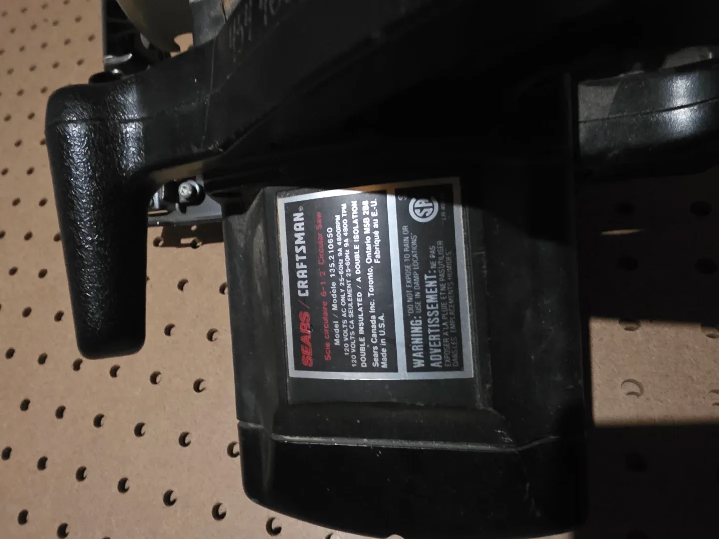 Sears Craftsman 6-1/2" Circular Saw - photo 2