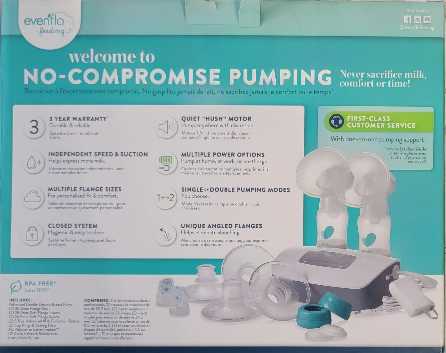 Evenflo Advanced Double Electric Breast Pump - photo 2