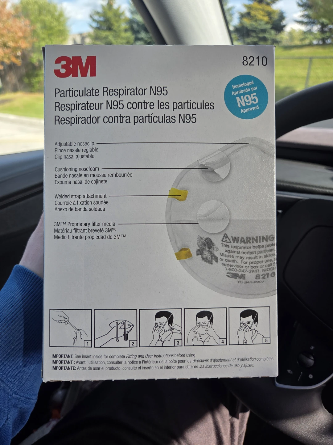 3M 8210 N95 Particulate Respirators - photo 2