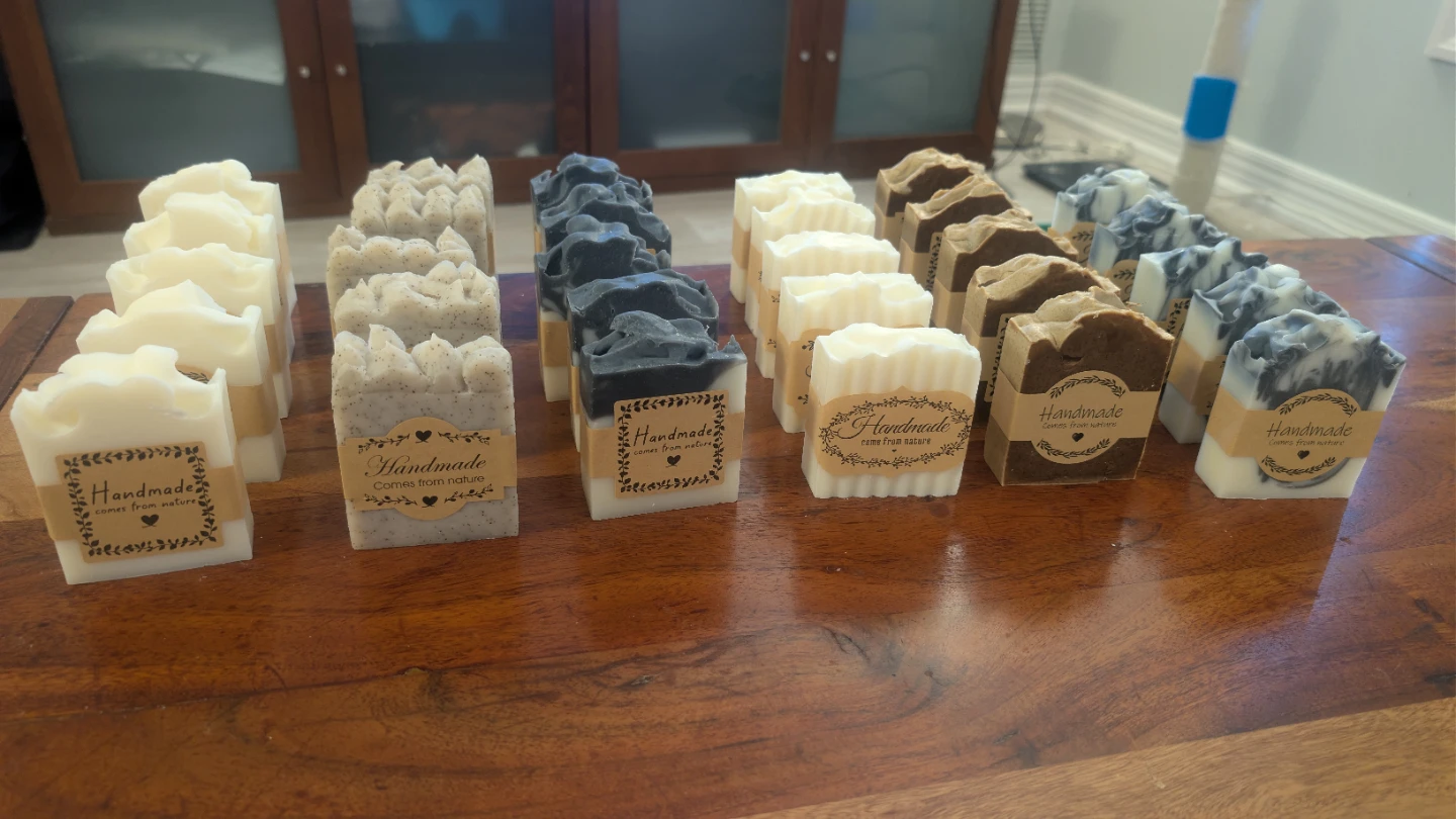 100% handmade beef tallow cold processed soaps