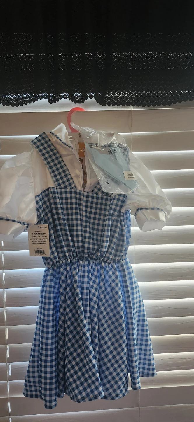 Wizard of Oz Dorothy Costume Toddler 3-4T - photo 3