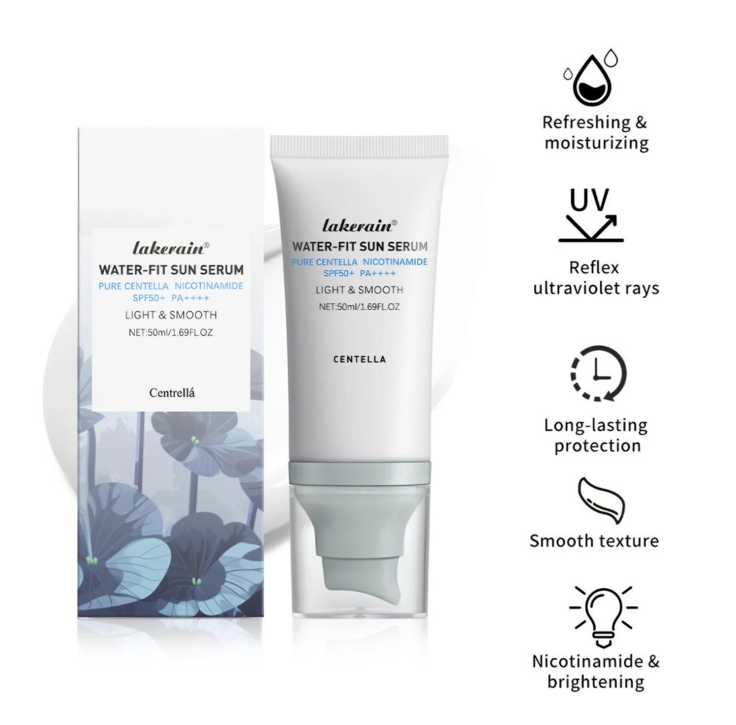 Lakerain Water-Fit Sun Serum 50ml - photo 2