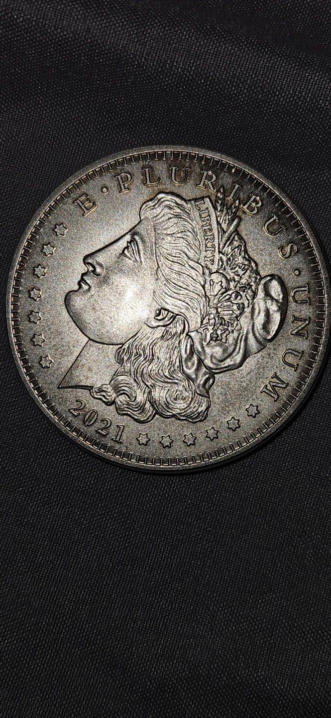 2021 Morgan Silver Dollar Design Commemorative Coin