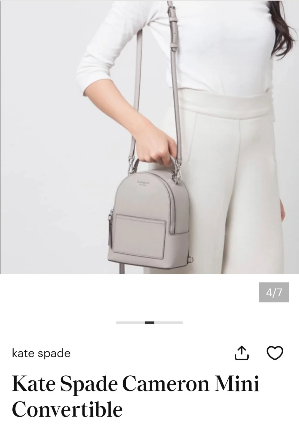 Kate Spade Cameron Mini Convertible Backpack - photo 4