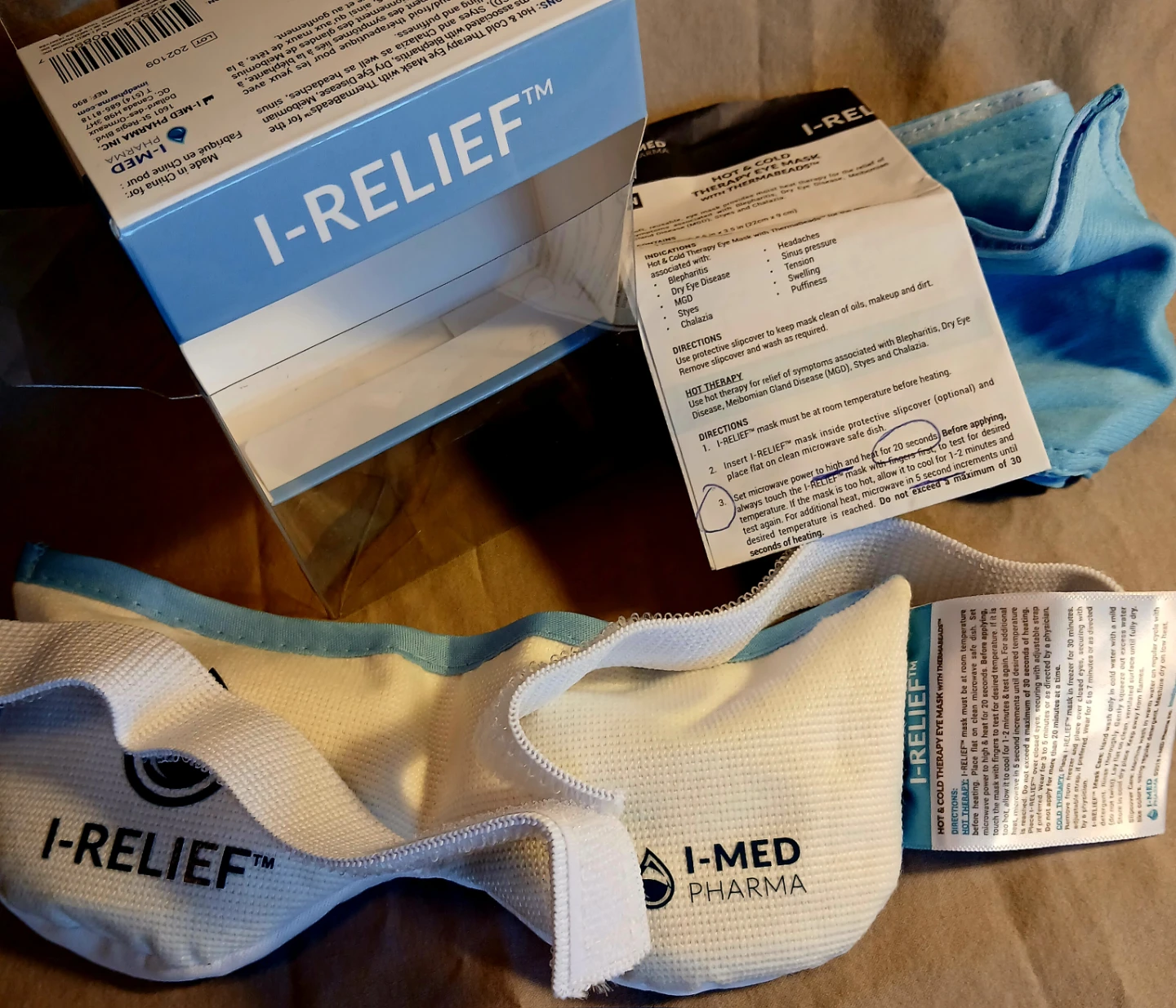 I-RELIEF Hot & Cold Therapy Eye Mask - photo 2