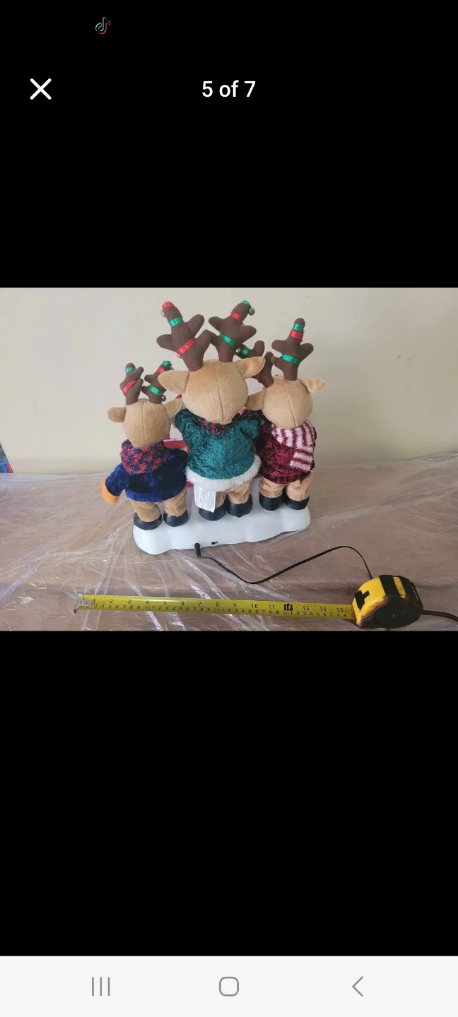 2004 Animated Holiday Reindeer Trio Decor - photo 3