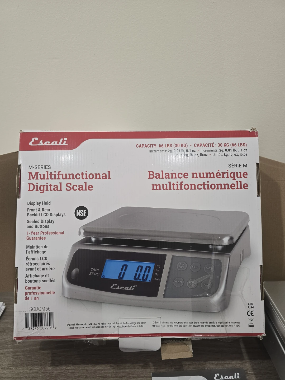 Escali M-Series Multifunctional Digital Scale