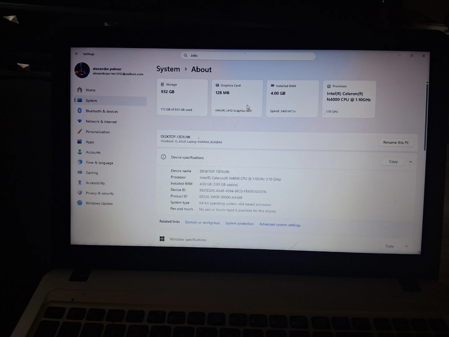 ASUS Laptop - photo 2