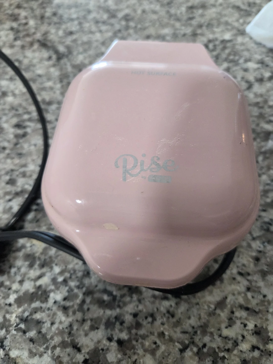 Rise by Dash Heart Mini Waffle Maker