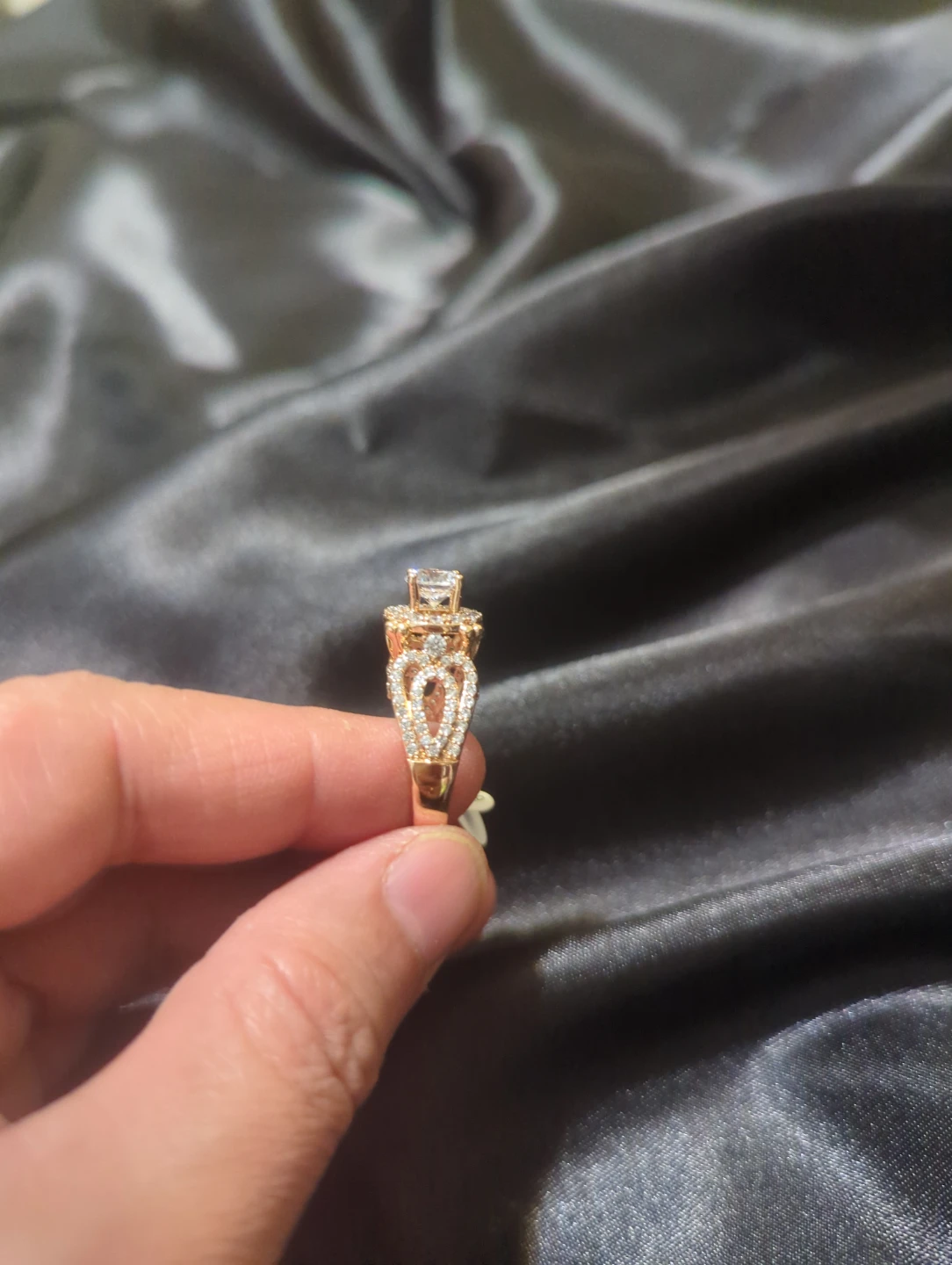 Gold-Tone Fashion Ring Size 9